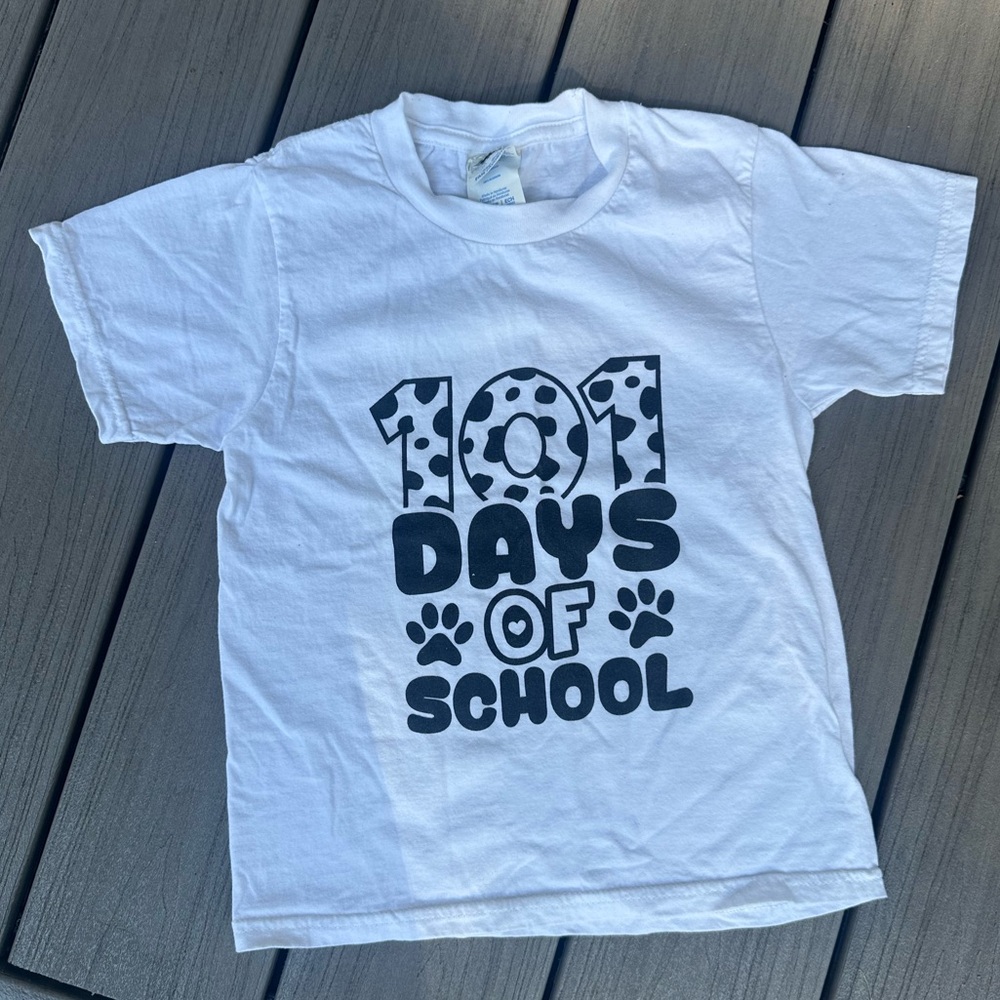 101 Days of School T-Shirt XS Size 5/6